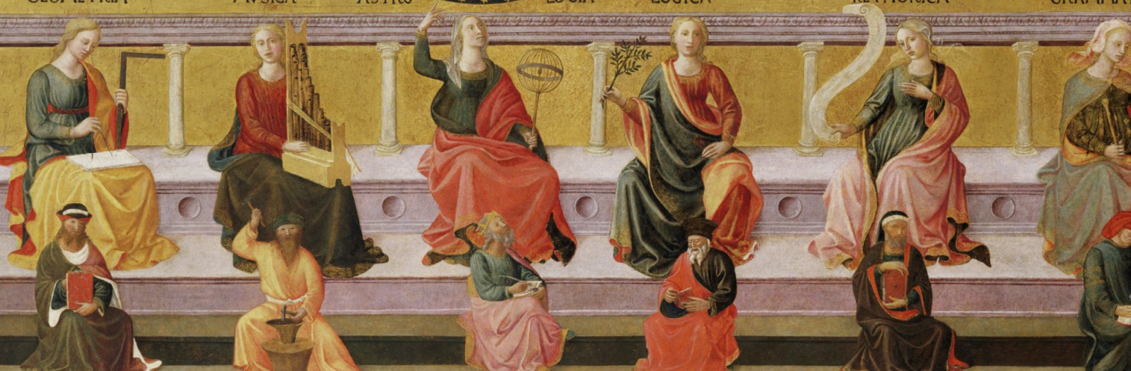 Seven Liberal Arts painting by Michelino, c. 1460