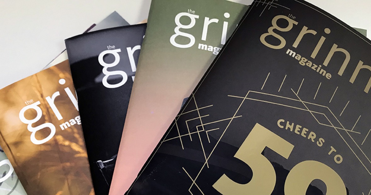 spread of Grinnell Magazines