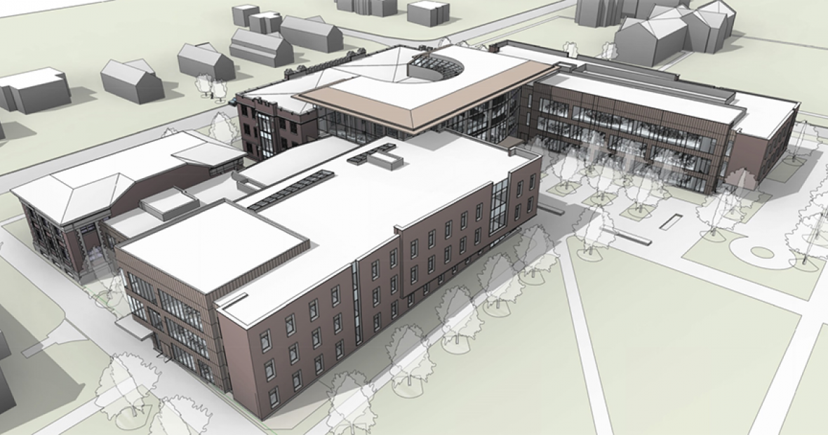 Work Begins On Humanities And Social Studies Complex Site Grinnell College