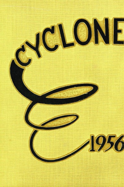 The cover of the 1956 Cyclone yearbook